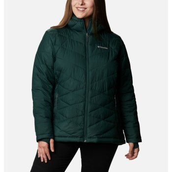 Columbia Ženske Jakne - Heavenly Hooded Plus Size Zelene | POGQ-91754